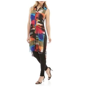 Spense Multi-colored Print Tunic